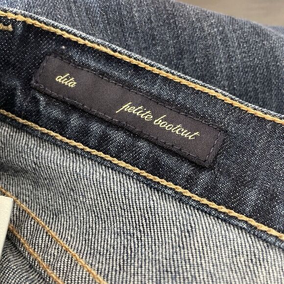 Citizens of Humanity Sz 25 (Actual 28" Waist) Dita Petite Bootcut Jean Distress - Picture 13 of 14